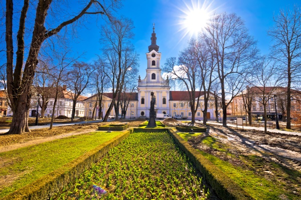 town of bjelovar central park and
