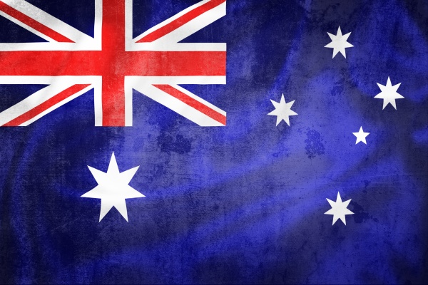 australia grunge flag illustration view