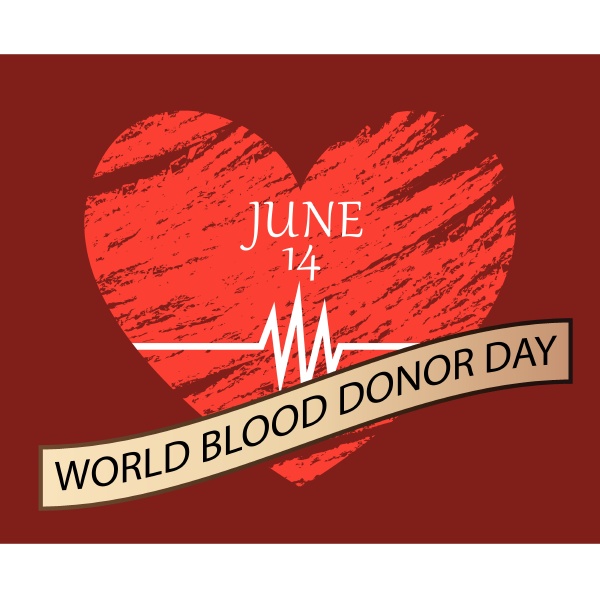 world blood donor day banner