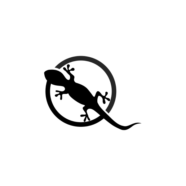 lizard symbol icon vector