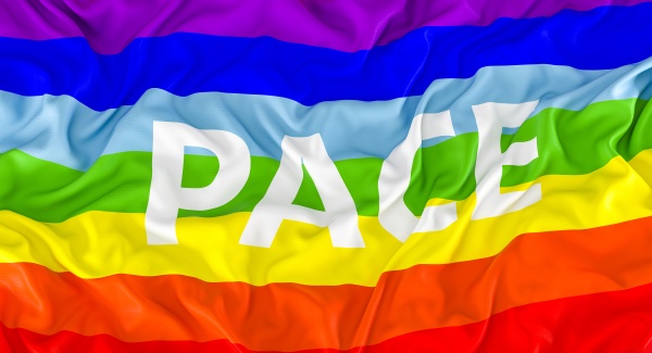rainbow flag of peace