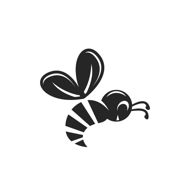 bee vector icon illustration design
