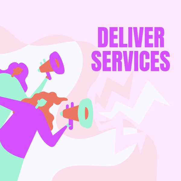 conceptual caption deliver services internet