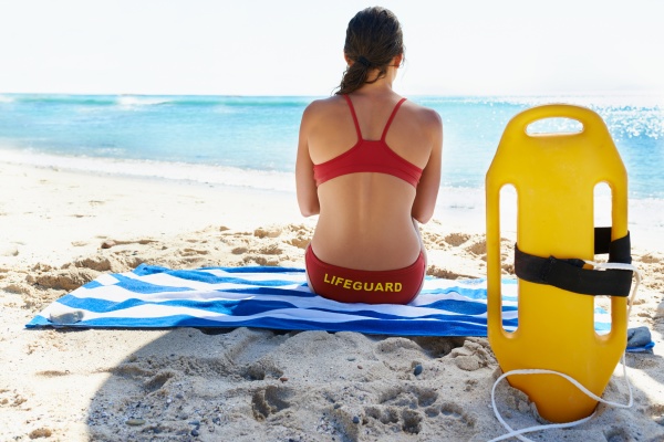 shes a dedicated lifeguard rearview