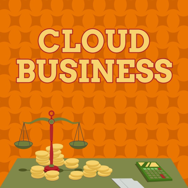 conceptual display cloud business business