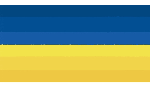 paint ukraine brush flag national country