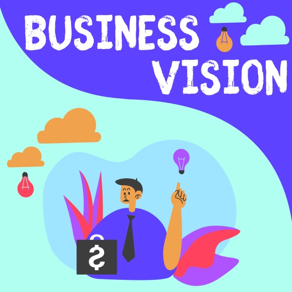 text showing inspiration business vision