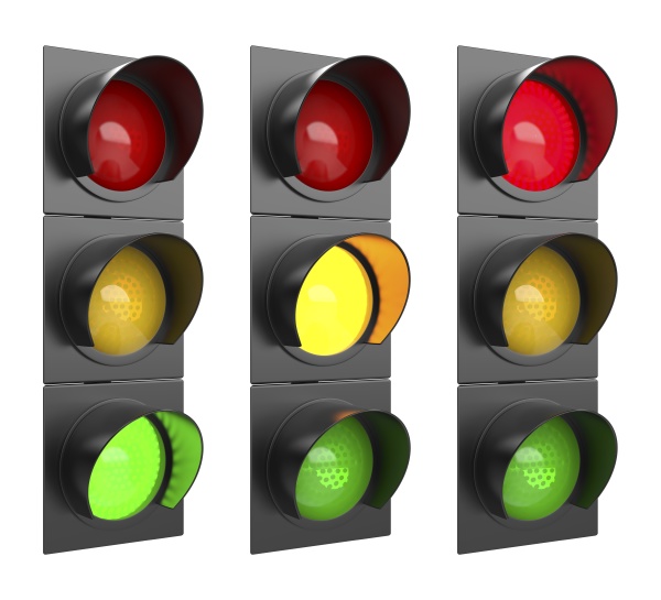 set of traffic lights