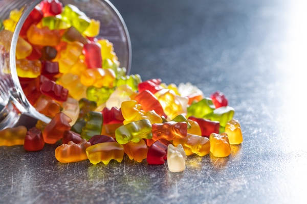 jelly gummy bears candy colorful