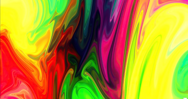 colorful paint mix with gradient vivid