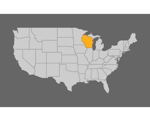 map of the united states with