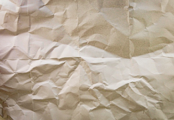 image of old crumpled textured paper