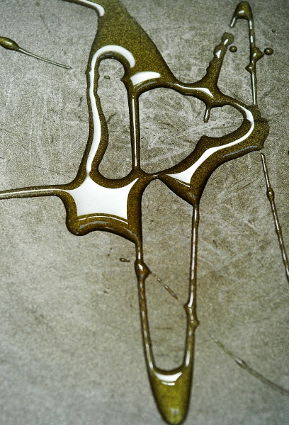 cooking oil on surface
