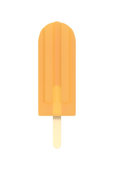 orange popsicle icecream on a stick
