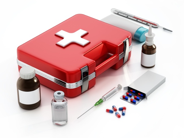 first aid kit medical tools