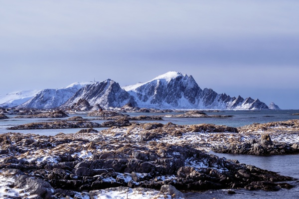 beautiful rocky coastal landscape at ardenes