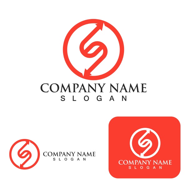 s letter logo business corporate