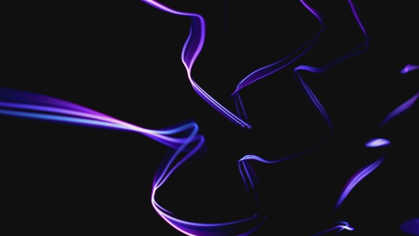 colorful fiber strings motion background 3d