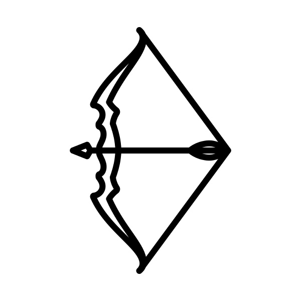 bow with arrow icon