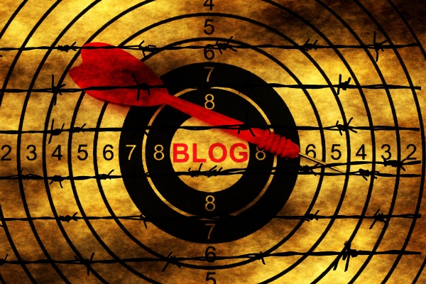 blog target on barbwire