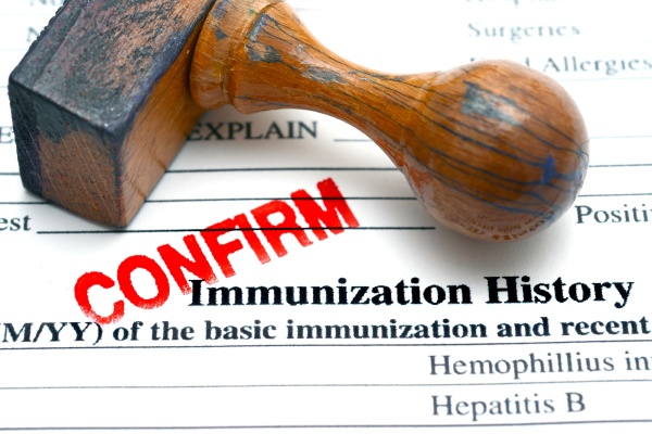 immunization history confirm
