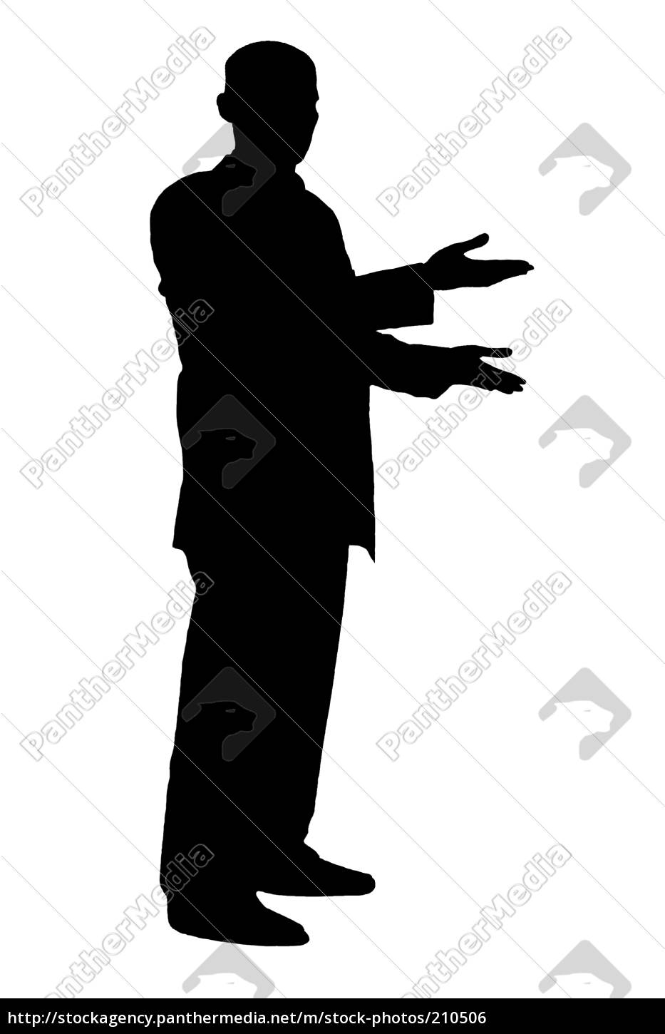 silhouette man stock image 210506 panthermedia stock agency panthermedia stock agency