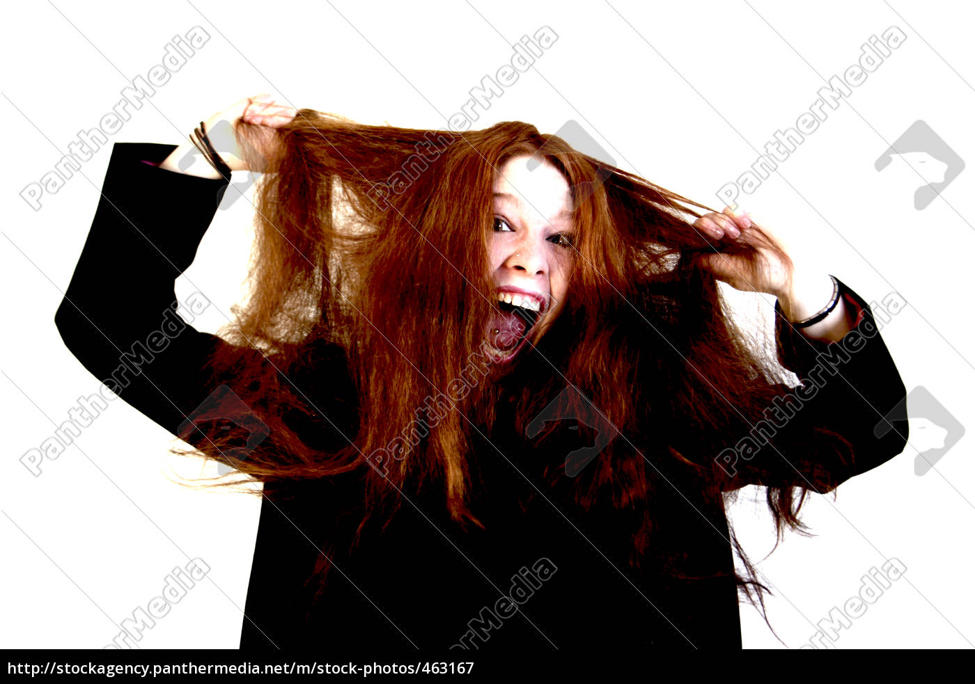 Tear Out Hair Royalty Free Image Panthermedia Stock Agency