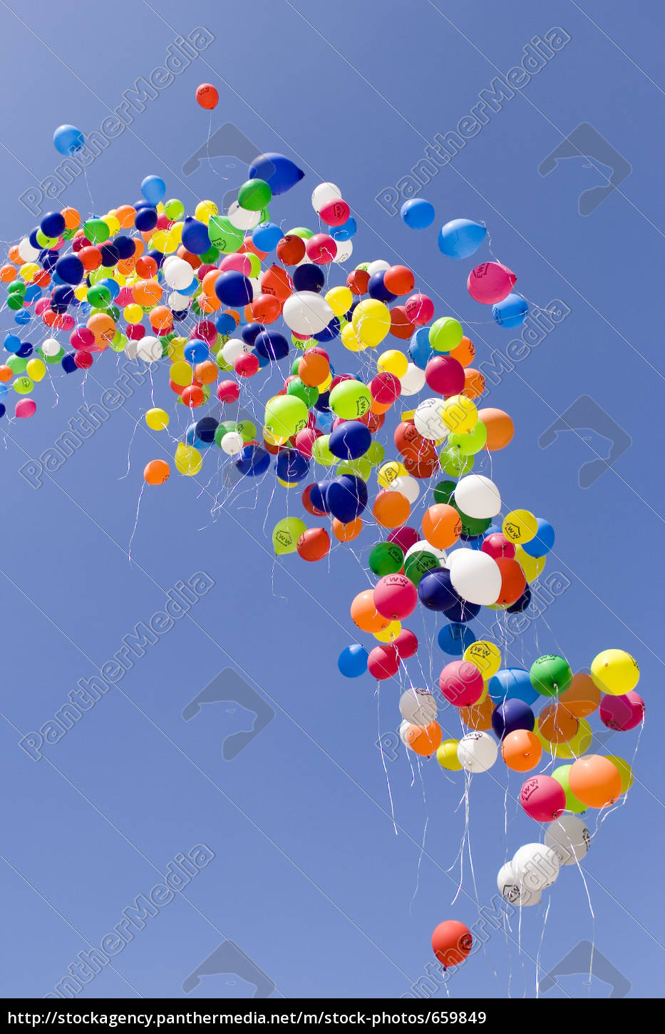 Flying Balloons Stock Photo Panthermedia Stock Agency