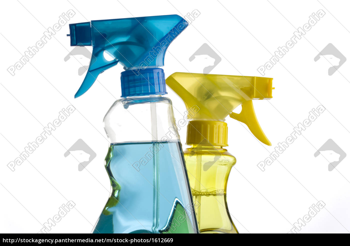 yellow spray bottle