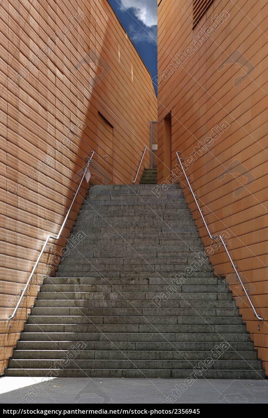 Stairs With Banisters To Heaven Stock Photo 2356945