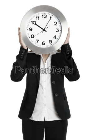 Clock woman - Stock Photo #3263173 | PantherMedia Stock Agency