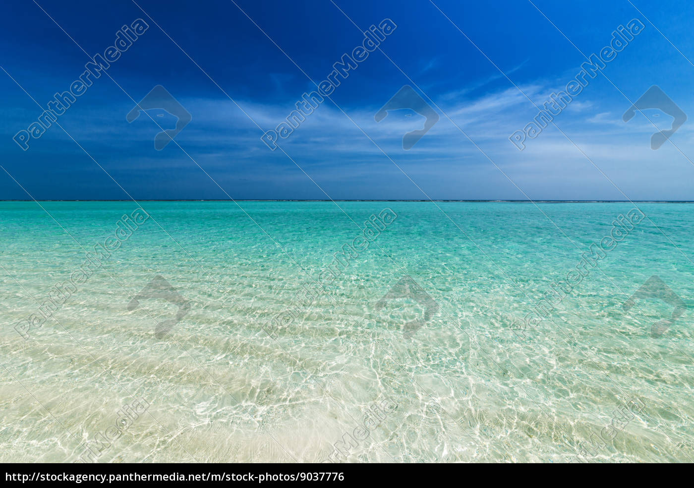 Turquoise Ocean In Maldives Royalty Free Photo Panthermedia Stock Agency