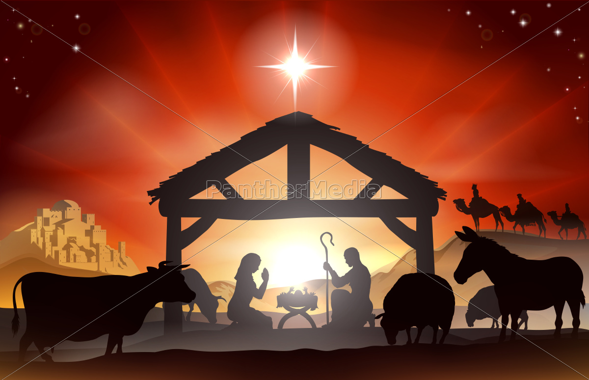 Christmas Nativity Scene Royalty Free Photo Panthermedia Stock Agency