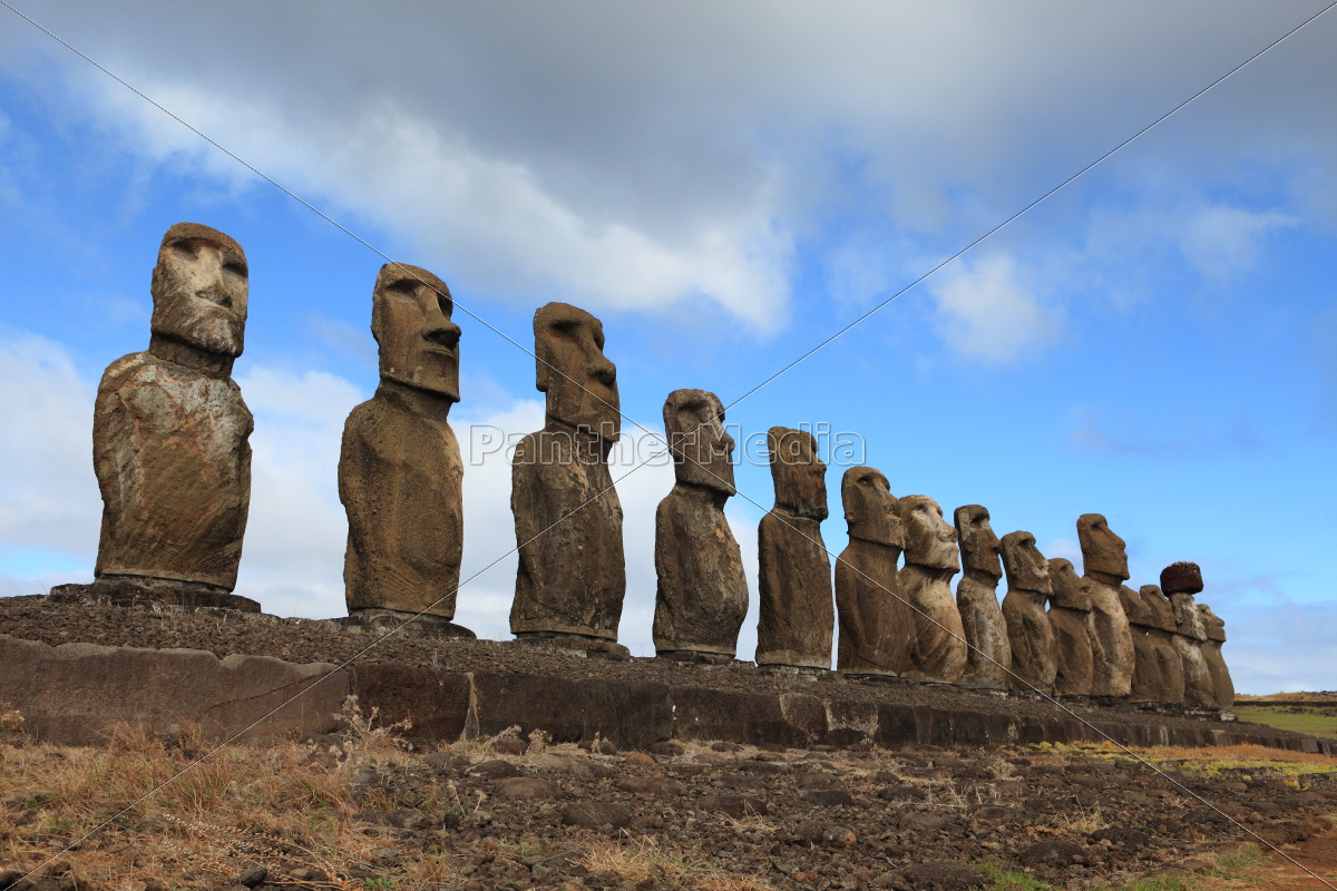 Easter Island Moai Statue Stock Photo Panthermedia Stock Agency