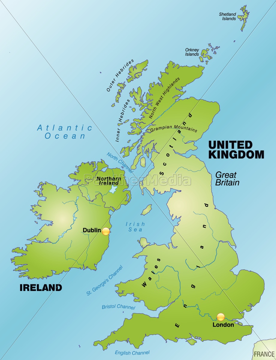 kort over england Map Of England As An Overview Map In Green Stock Photo 10657711 Panthermedia Stock Agency kort over england