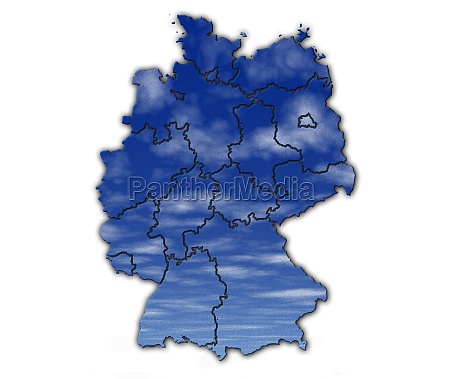 Germany Map Weather - Royalty free photo #10934152 | PantherMedia Stock ...