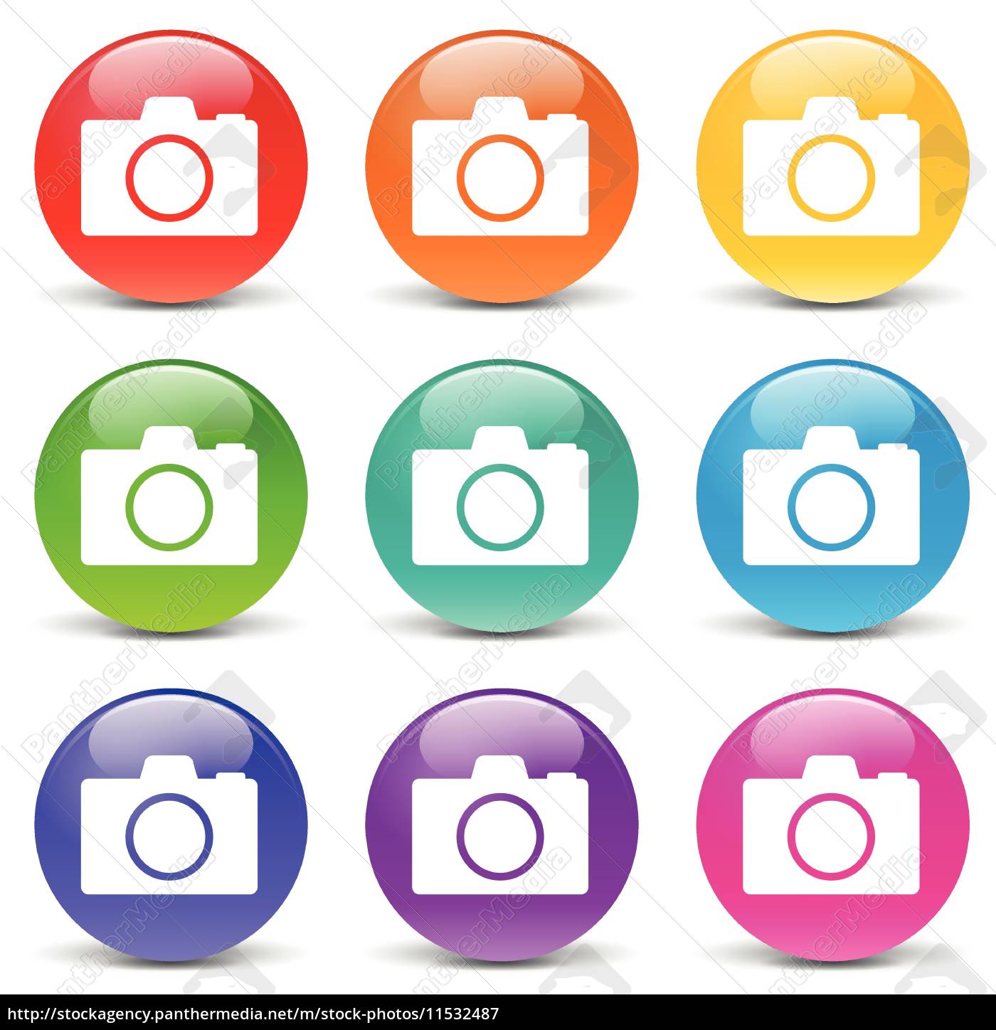 Vector Camera Icons Stock Photo Panthermedia Stock Agency