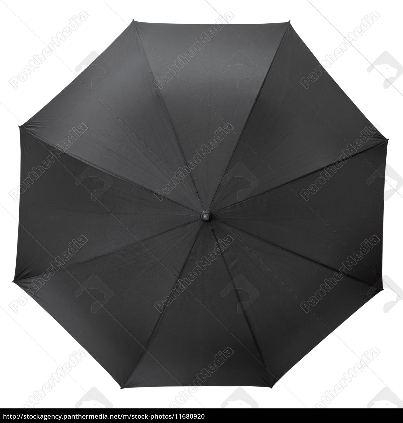 Download top view of open black umbrella - Royalty free photo ...