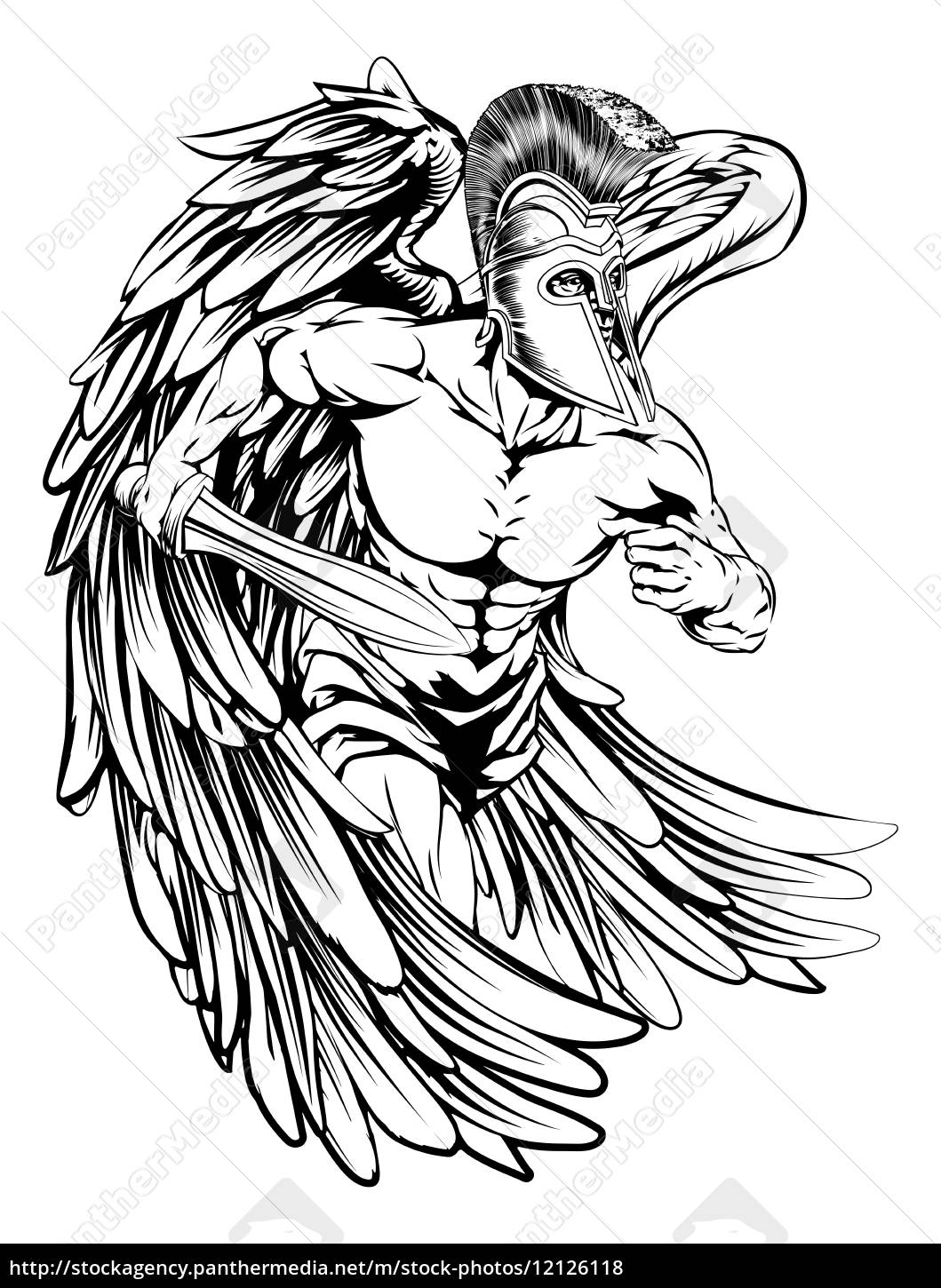 Angel With Sword Stock Image Panthermedia Stock Agency
