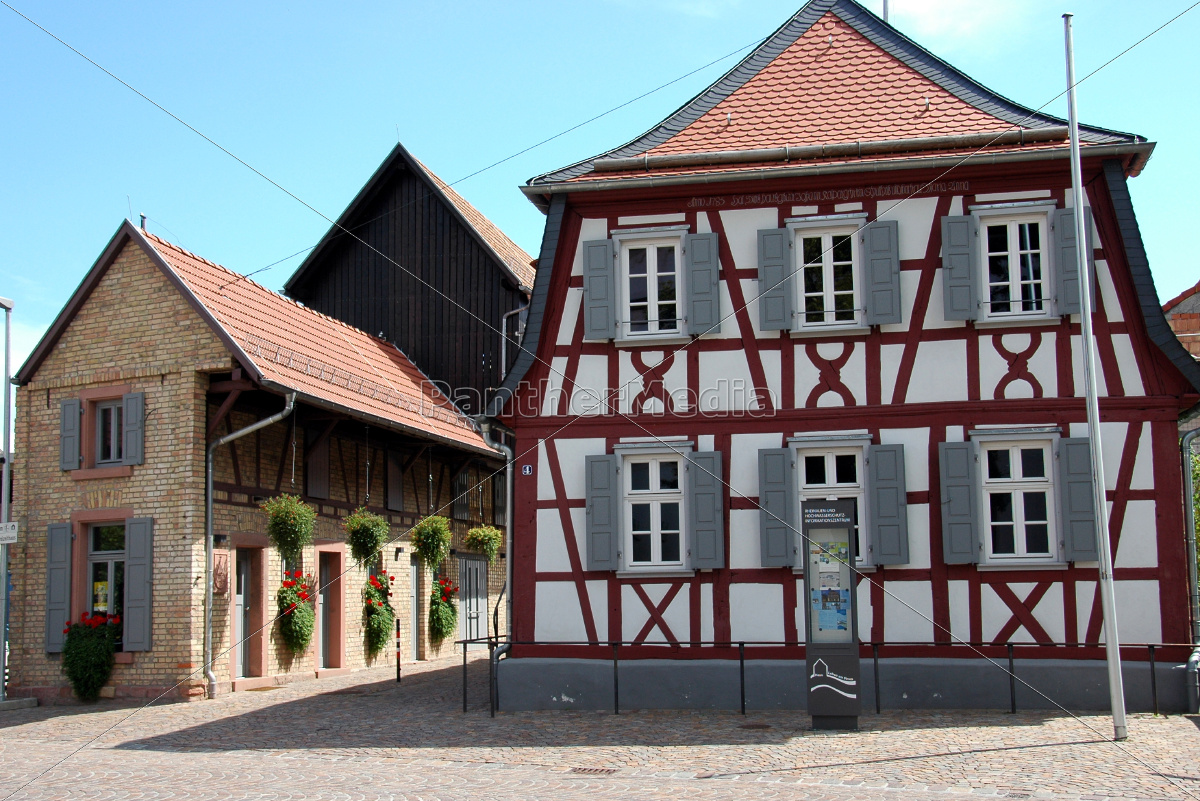 Heimatmuseum Haus Am Strom In Neupotz Palatinate Stock Image