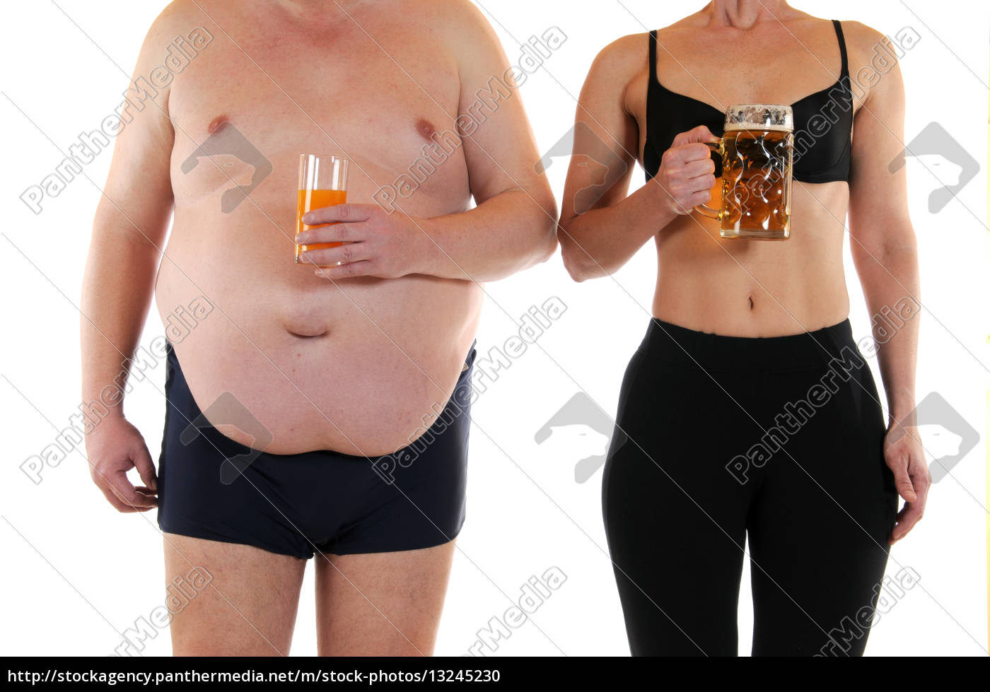 Slim And Thick Slim And Fat Stock Image 13245230 Panthermedia Stock Agency