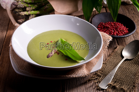 Ramsons Asparagus Soup - Stock Photo #14199089 | PantherMedia Stock Agency