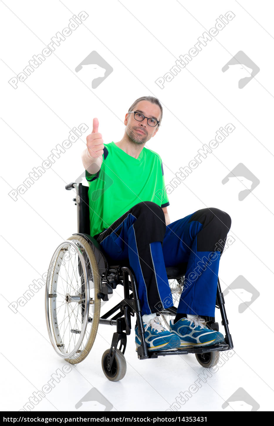 Young Man In A Wheelchair Royalty Free Image 14353431