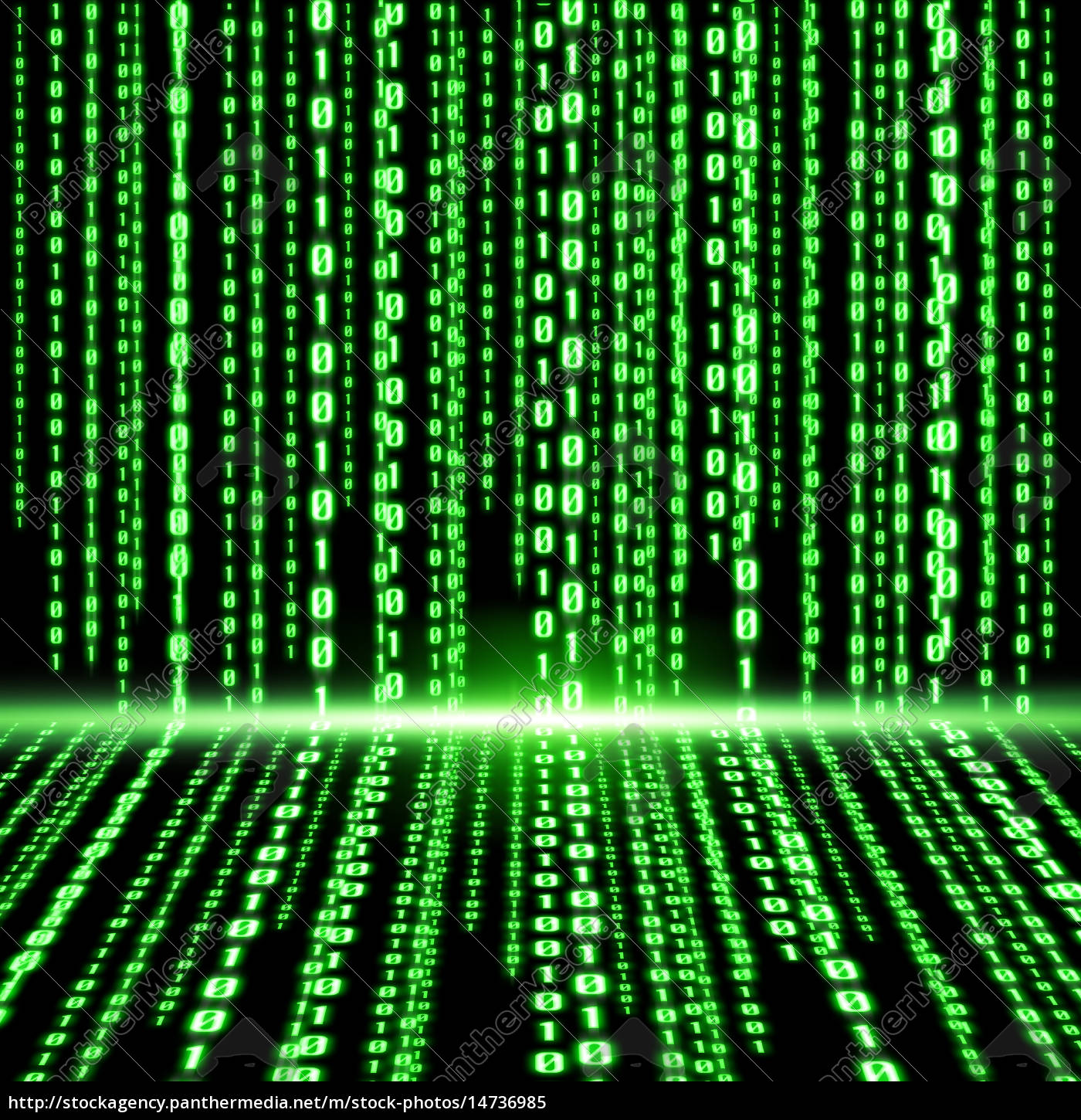 Green binary code - Stock Photo - #14736985 | PantherMedia Stock Agency