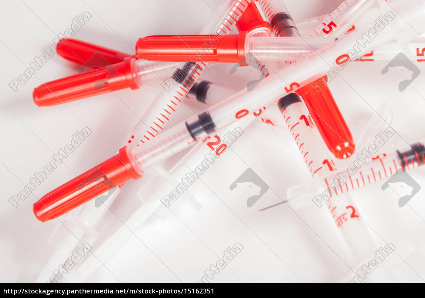 Small Syringe With Long Needle Stock Photo, Picture and Royalty