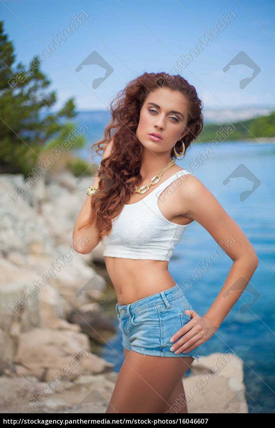 sexy women in jean shorts