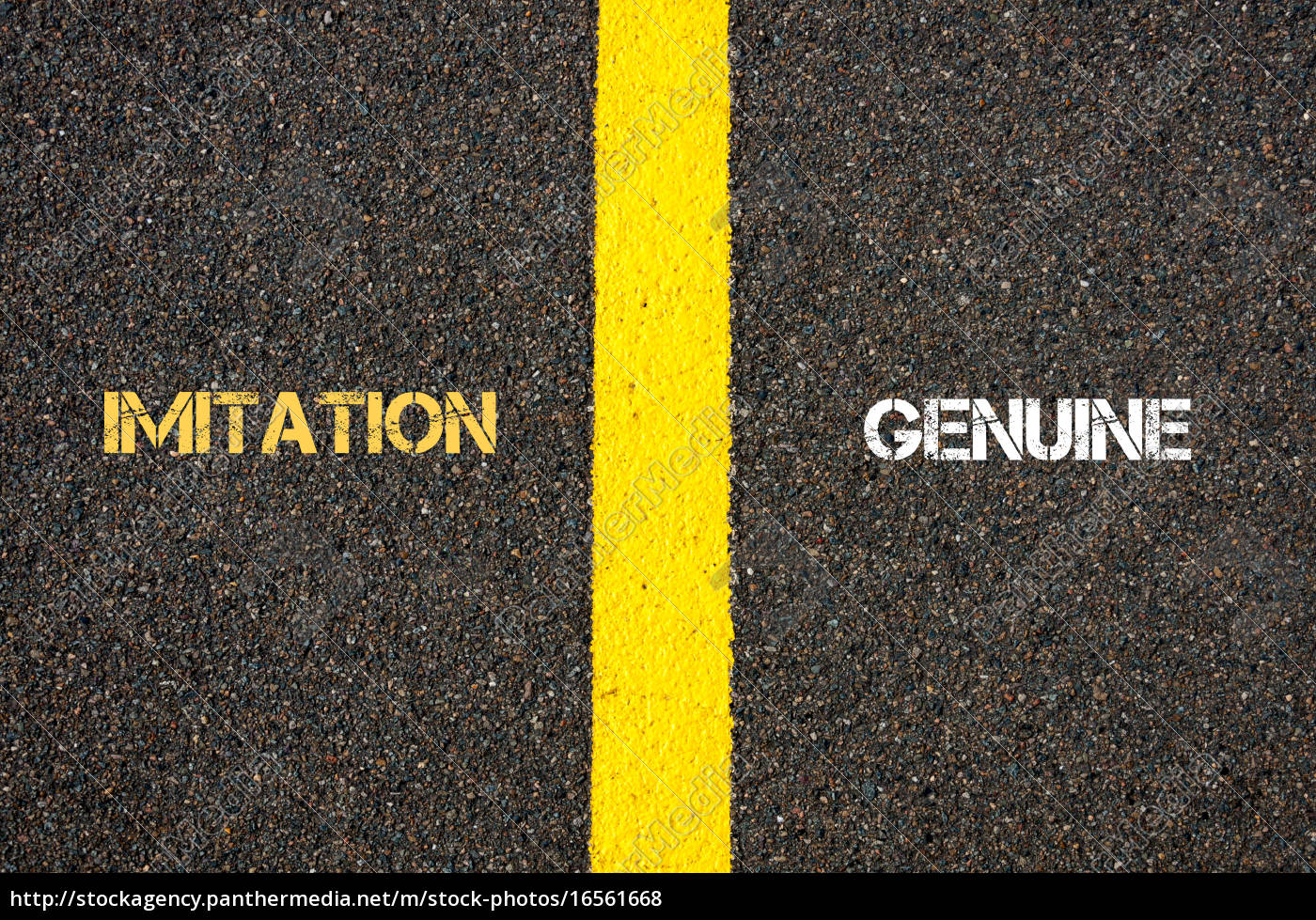 antonym-concept-of-imitation-versus-genuine-royalty-free-photo