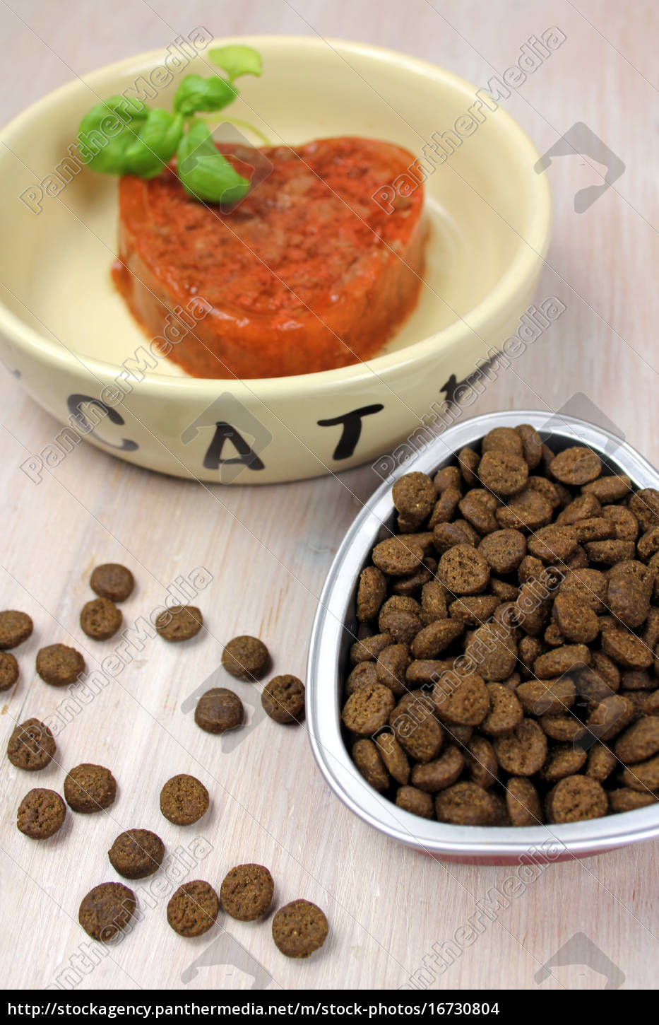 dry cat food shapes