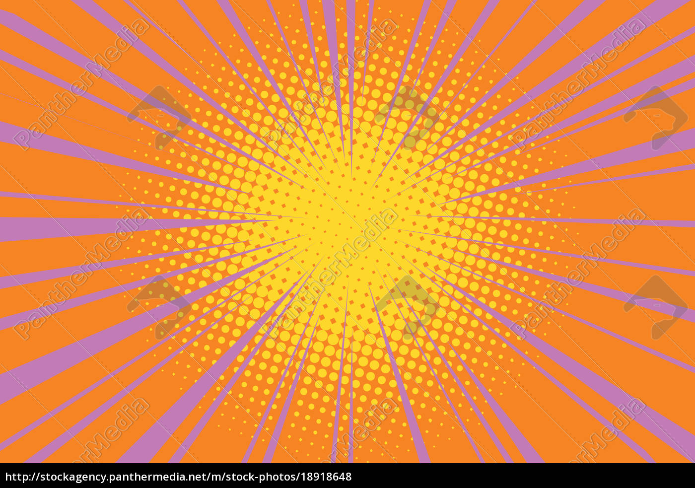 The Sun Comic Book Retro Pop Art Background Royalty Free Photo