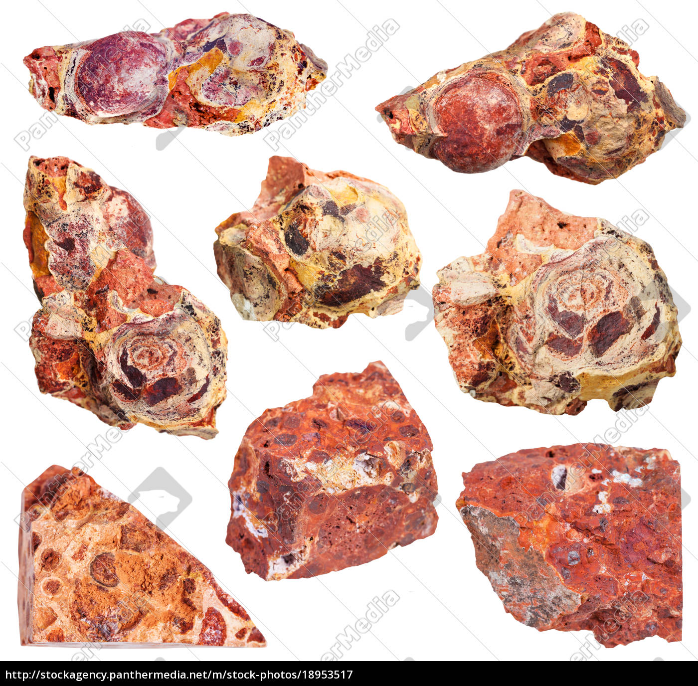 Collection From Specimens Of Bauxite Mineral Royalty Free Image 18953517 Panthermedia Stock Agency